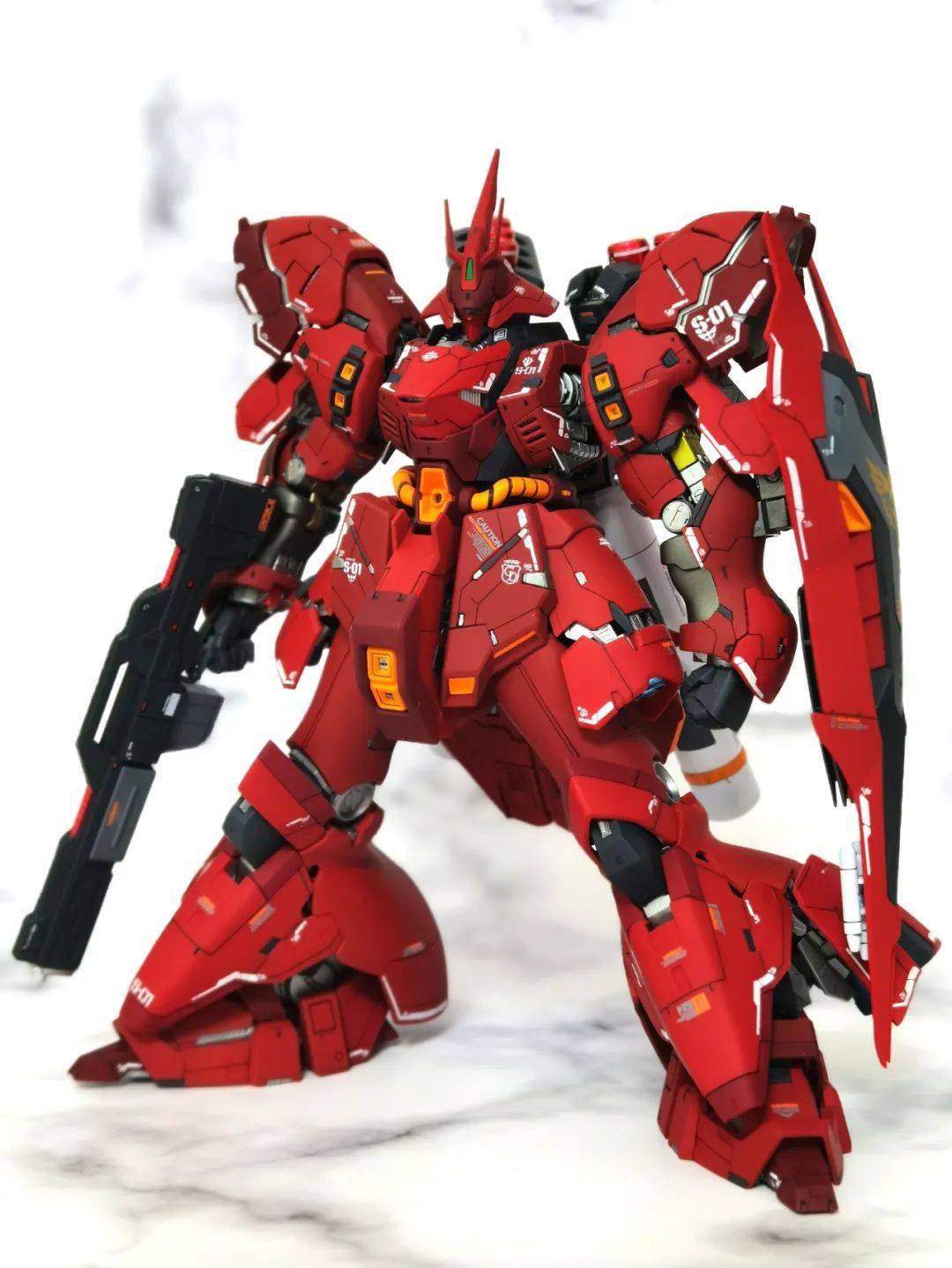 rg沙扎比手动改造,涂装制作