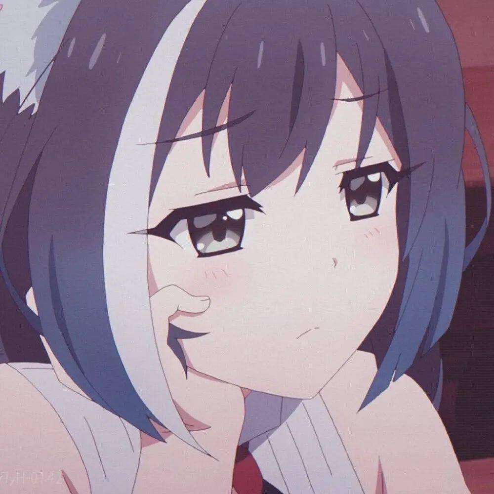 动漫女生头像也曾想跟你一起看星星