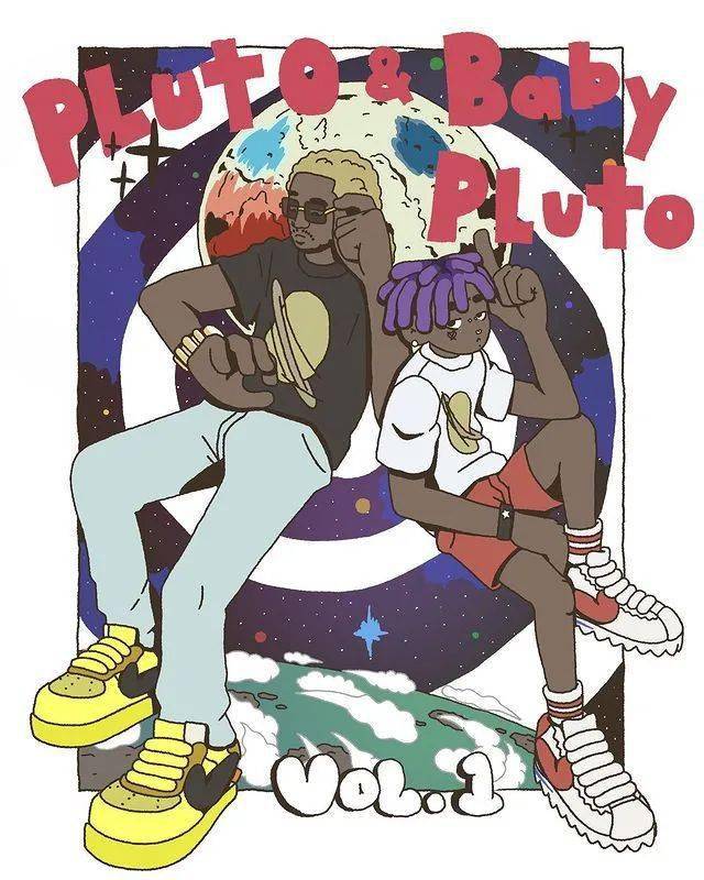 壁纸travisscottkidcudi等rapper的创意插画