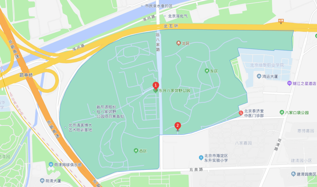 位置:北京市海淀区东升乡双清路5号路线:乘坐577路公交车后八家路北口