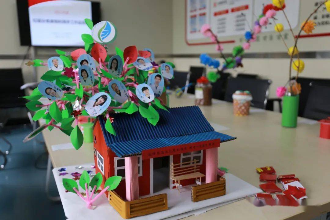 甘棠社区卫生服务中心开展废物利用手工品竞赛活动