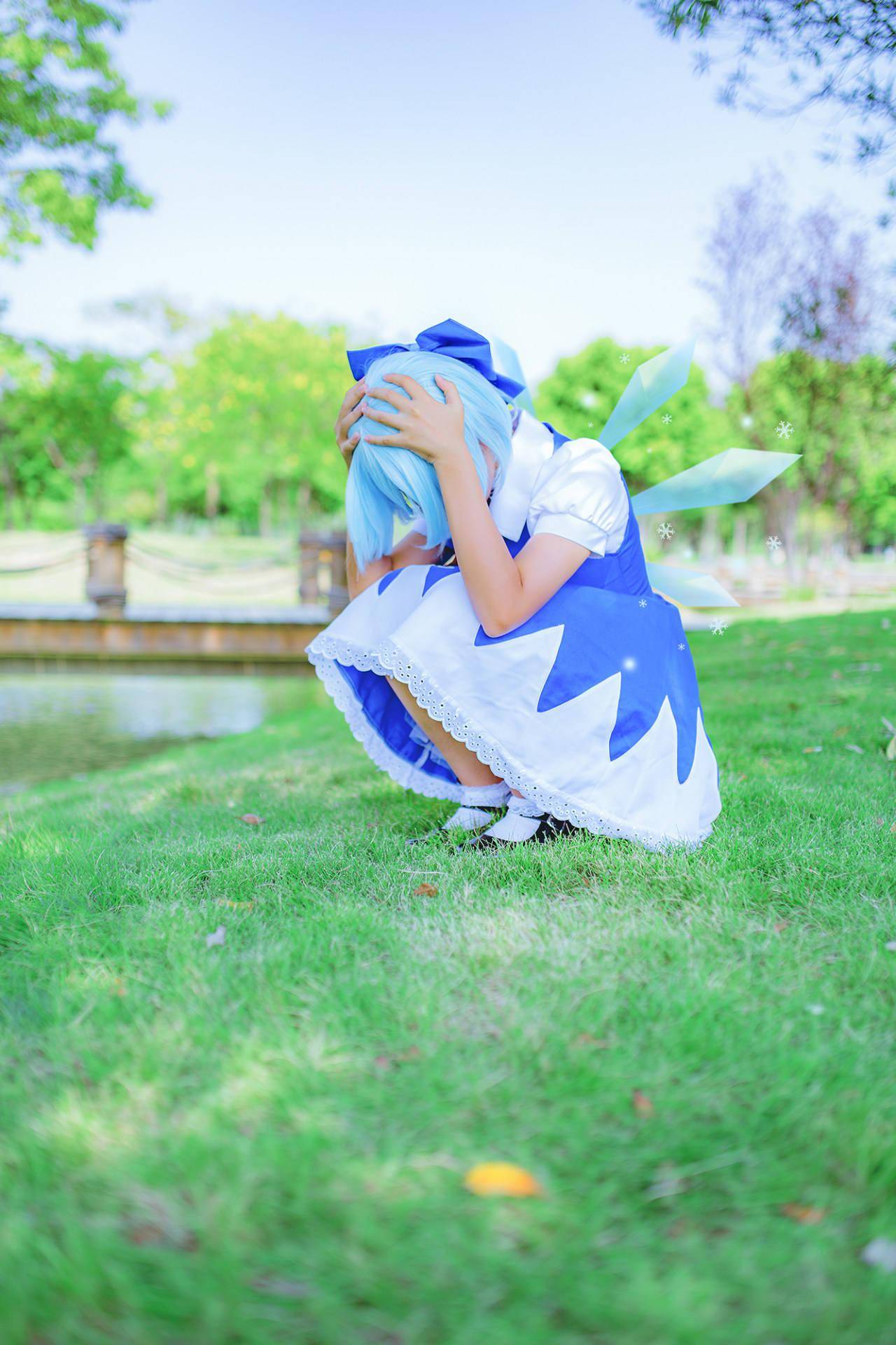 东方project 琪露诺cosplay,あたいってば最强ね