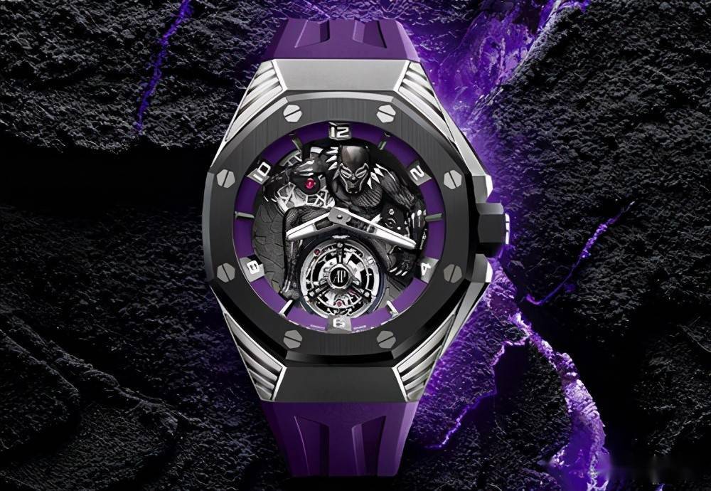 爱彼跨界与漫威合作这枚黑豹腕表戴在了鹿晗袁弘等明星的腕上