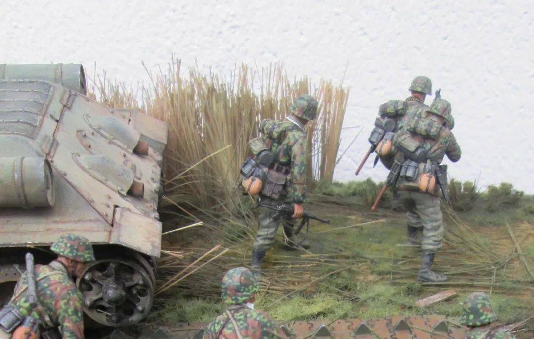 ss武装闪电部队在前进