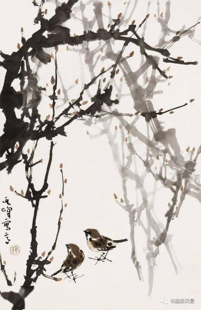 67孙其峰画麻雀66幅极品收藏