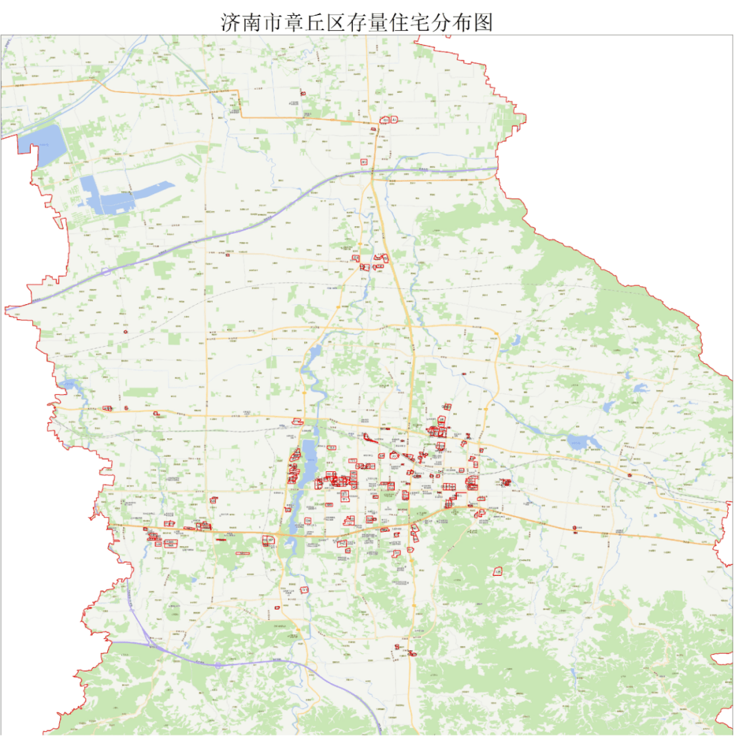 速看濟南公佈轄區存量住宅用地情況各區分佈圖來了