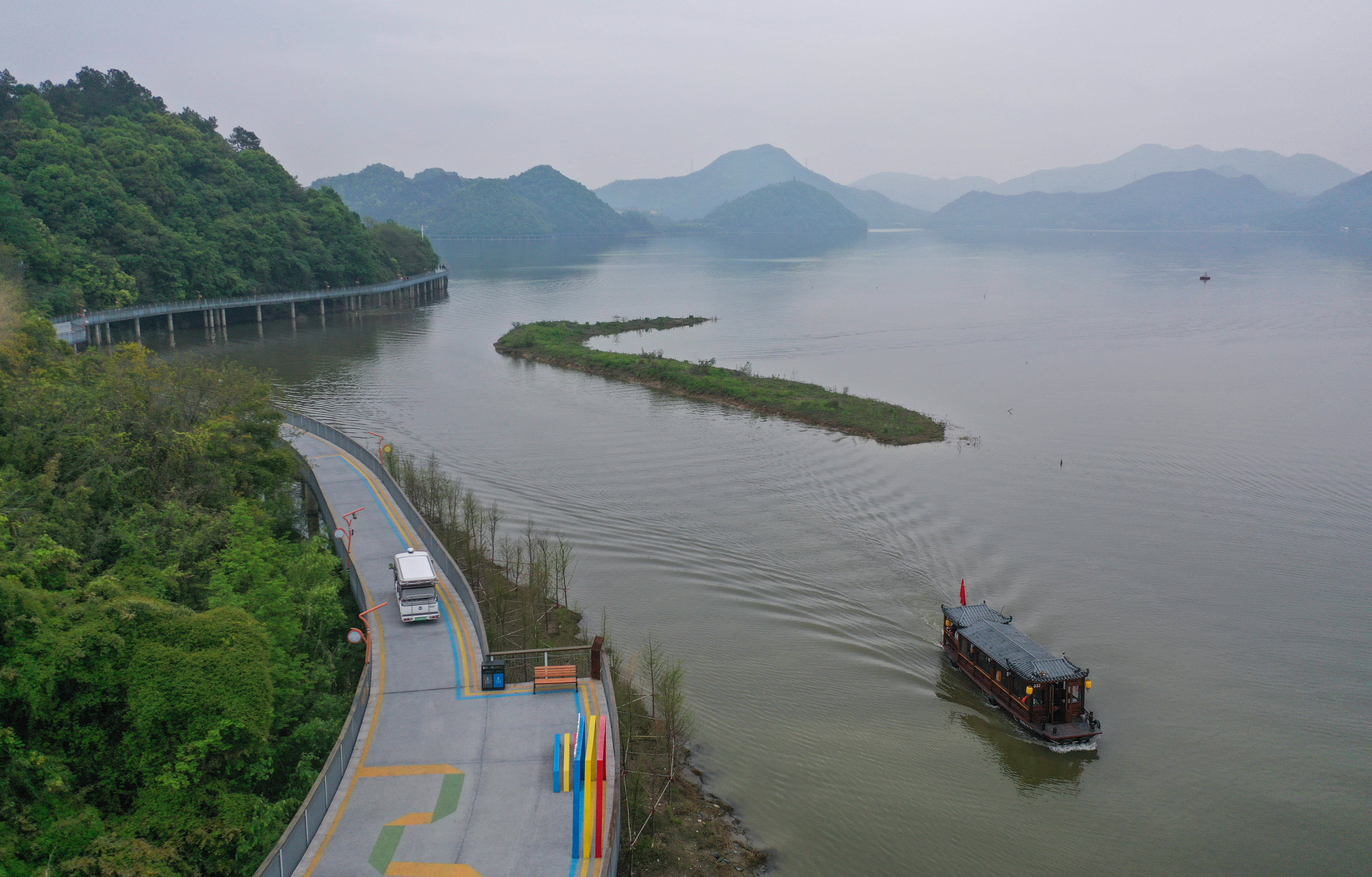 杭埠湖图片
