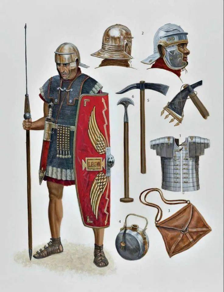 古罗马军团编制图片