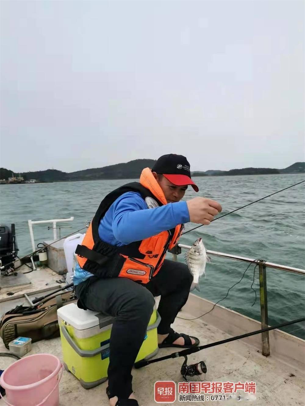 海上挥杆比拼钓技,防城港市海钓大赛开赛