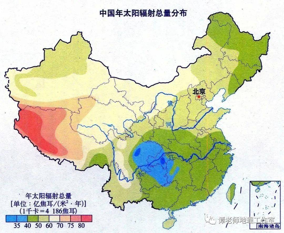 太阳辐射影响人口分布吗_世界年太阳辐射量分布