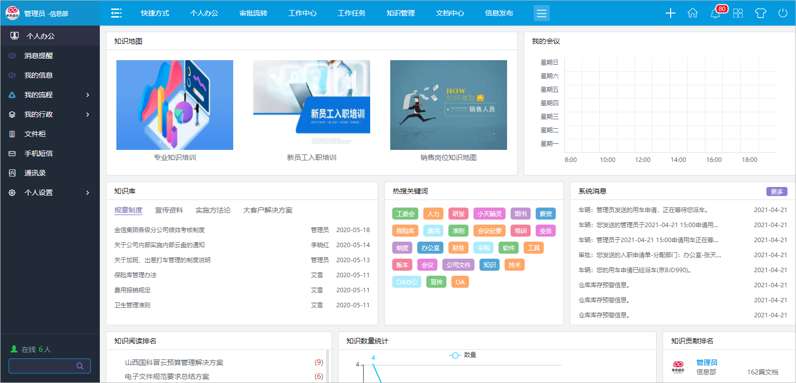 世界读书日华天动力oa知识管理系统点亮职场