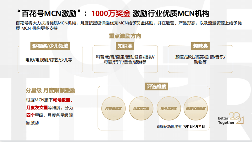 激励计划|华为启动百花号MCN激励计划 投入千万奖金鼓励优质内容