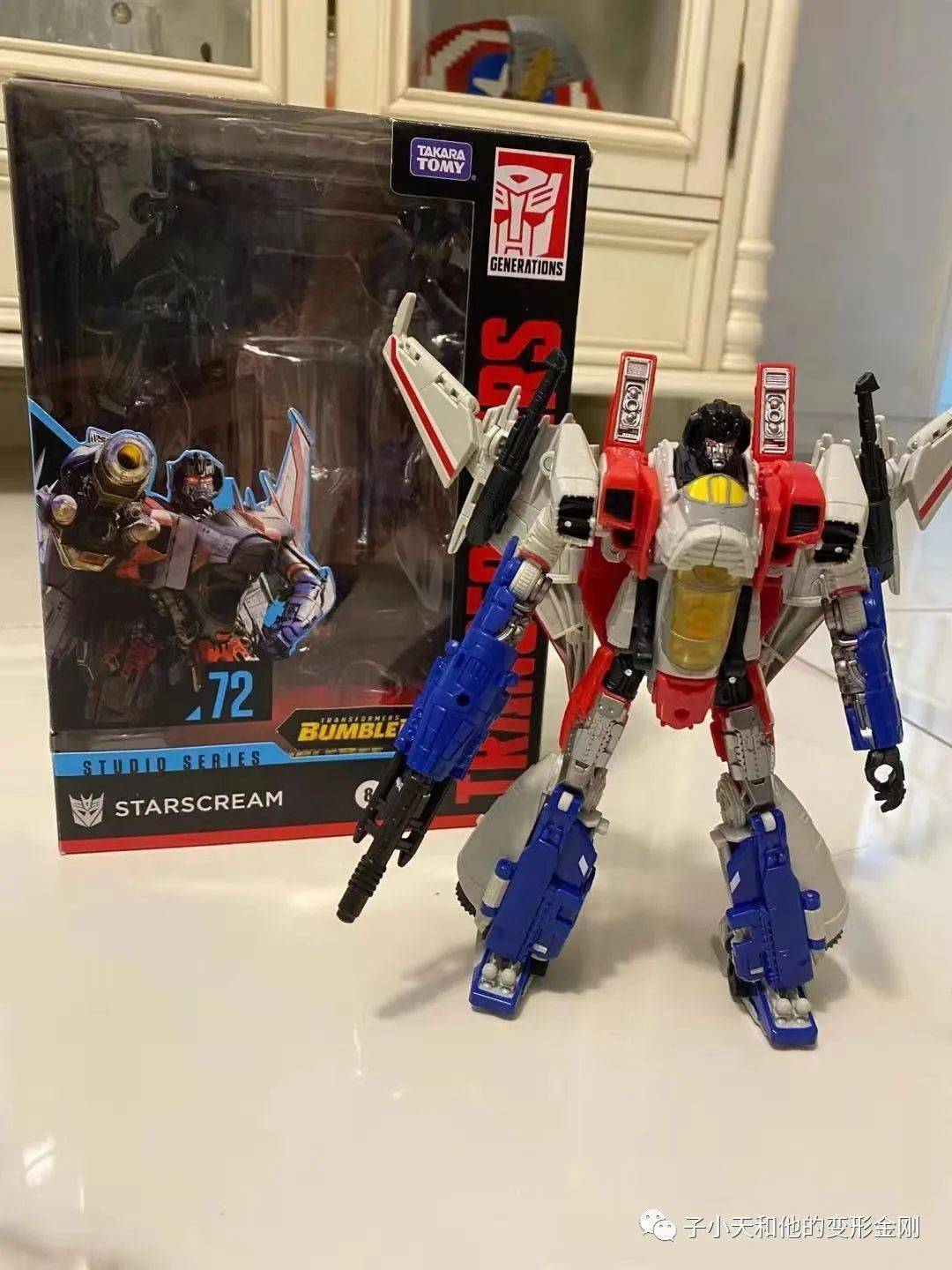 【评玩具】子小天:硕函测评《变形金刚 ss72红蜘蛛,真红蜘蛛本人,不用