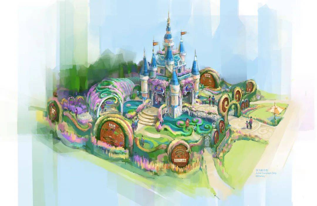 上海迪士尼城堡将亮相花博会，还有米奇、米妮、唐老鸭……_展园