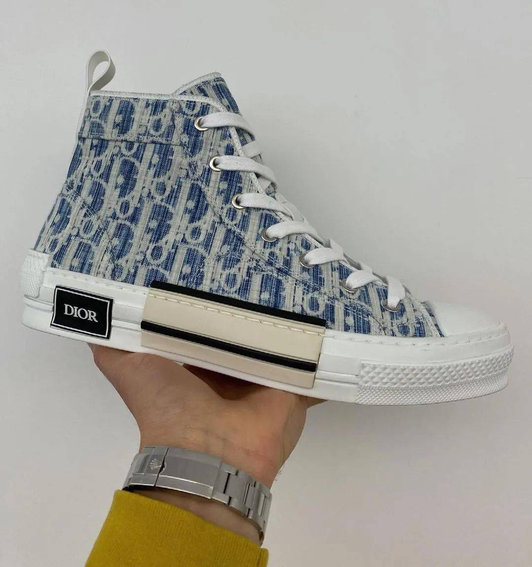 迪奥dior新鞋b23蓝染限定配色实物曝光官网限量发售