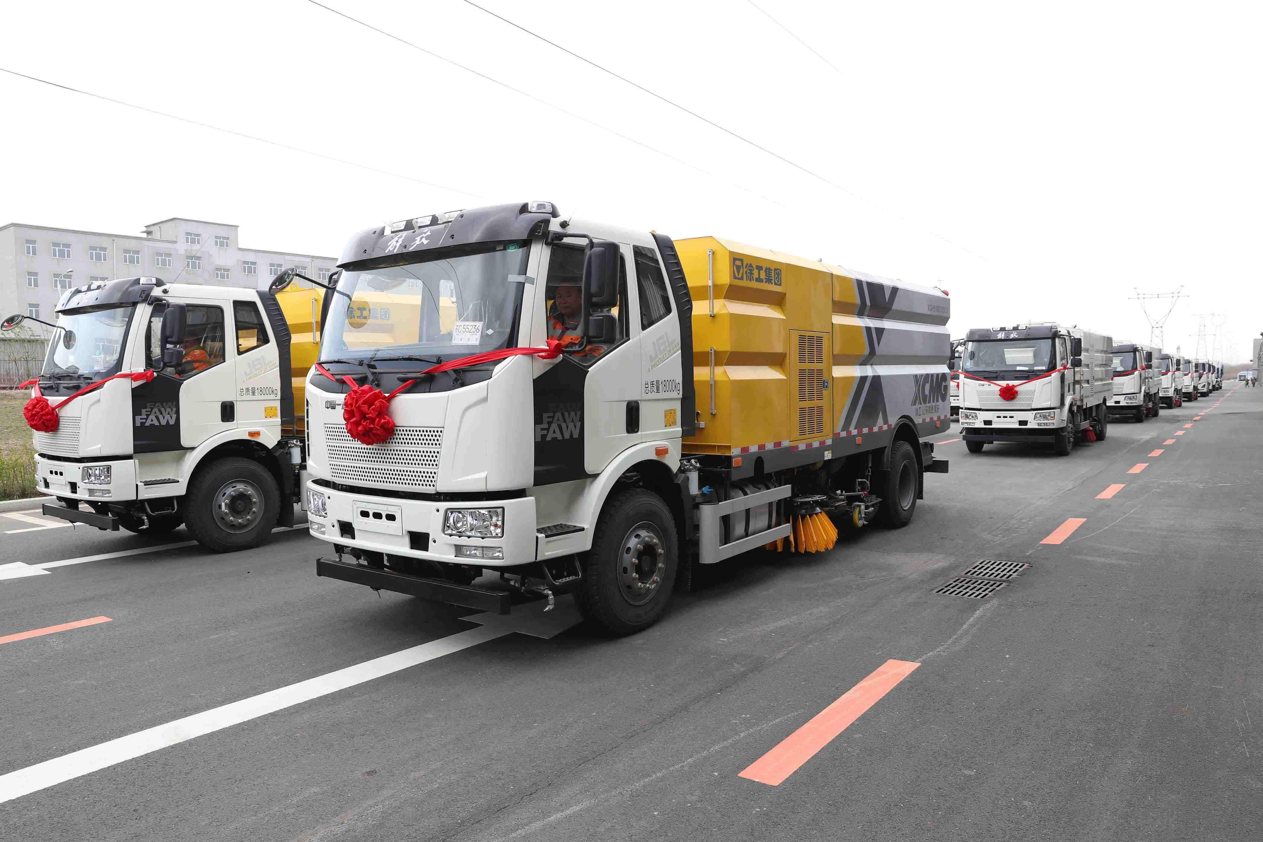 提升城市精细化作业,长春经开区新增36辆环卫作业车辆