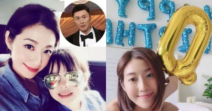 陈自瑶素颜为女儿庆祝9岁生日,爸爸王浩信又没影?