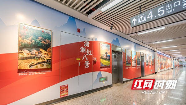 畅游红色潇湘传承革命精神长沙地铁黄土岭站红色主题站厅精彩亮相