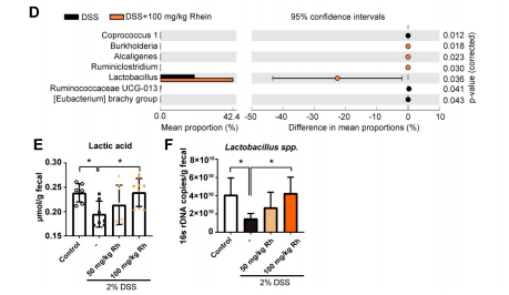 中医药与肠道菌群 if 8.57 theranostics 中药活性成分大黄酸治疗溃疡性结肠炎机制研究