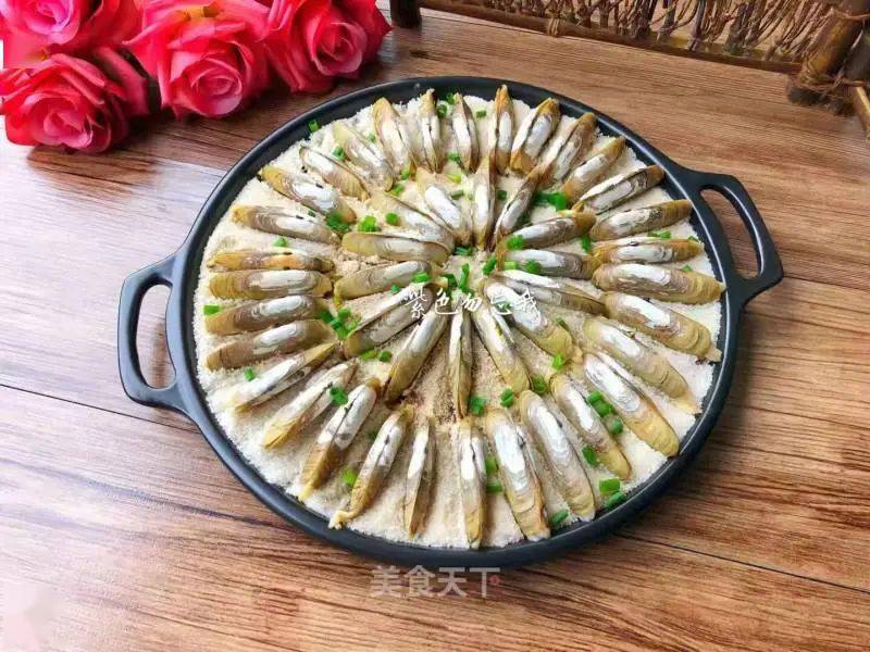 【快乐厨房】盐焗蛏子