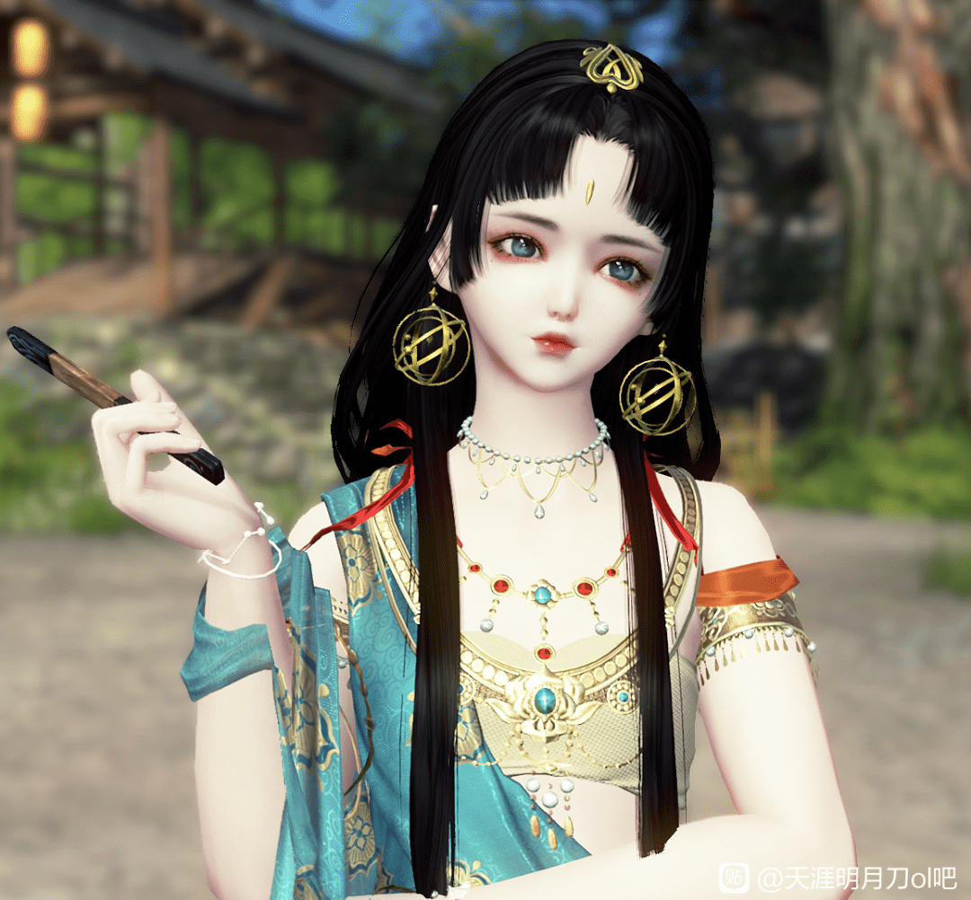 端游返图丨自带星河buff,走到哪里都能闪闪发亮?_刀娘