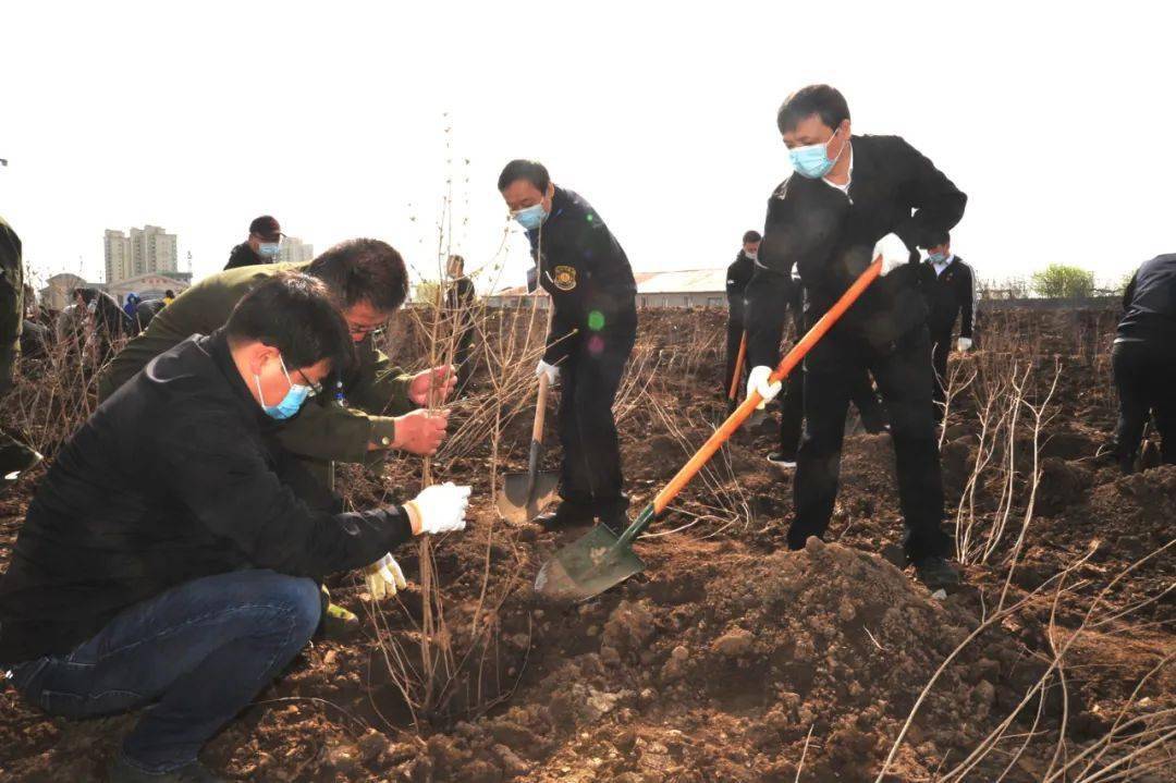 楊廷雙參加2021年春季義務植樹活動