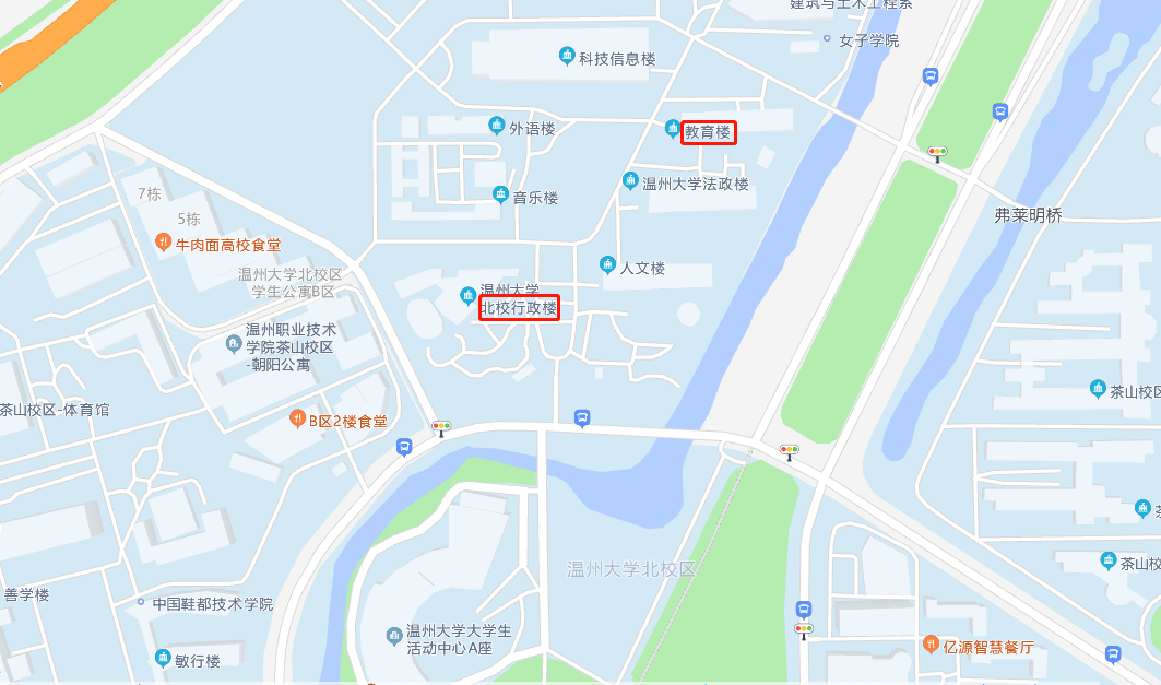 温州大学南校区地图图片