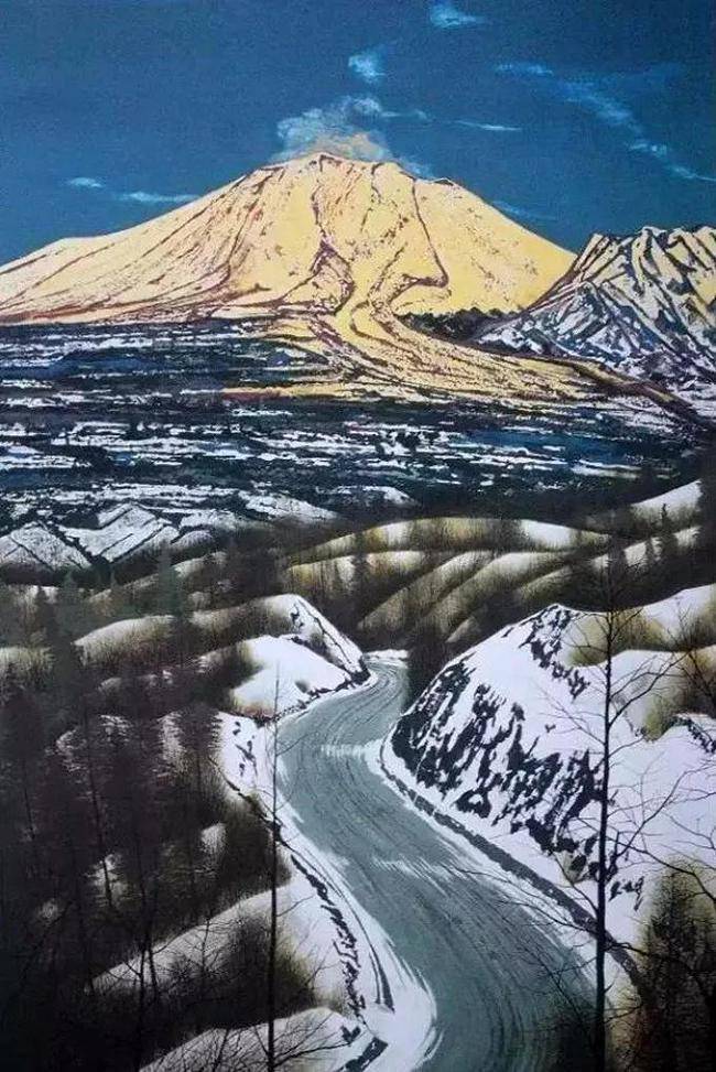 日本绘画界的毕加索加山又造的诗意画作欣赏
