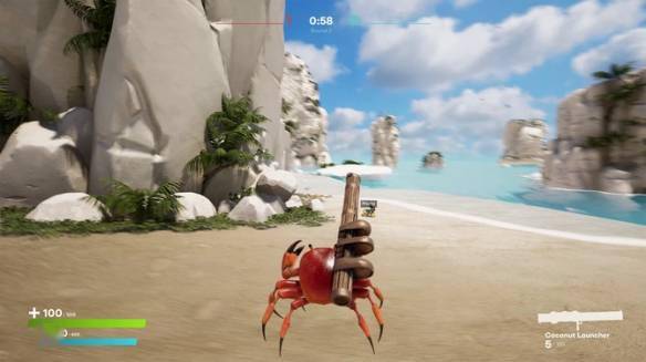 魔性射击动作游戏《螃蟹冠军》最新开发情况公布