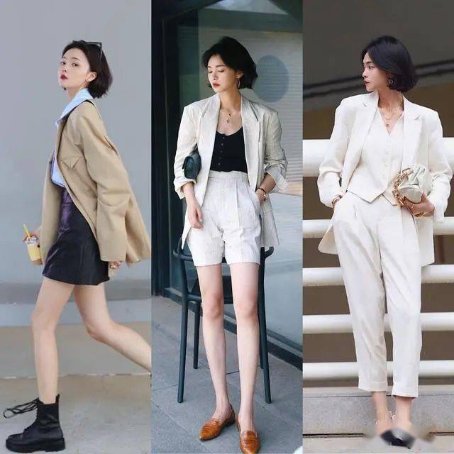 穿"西装 内搭"应当注意的穿搭思路日常生活中,很多女生都会跟风购买