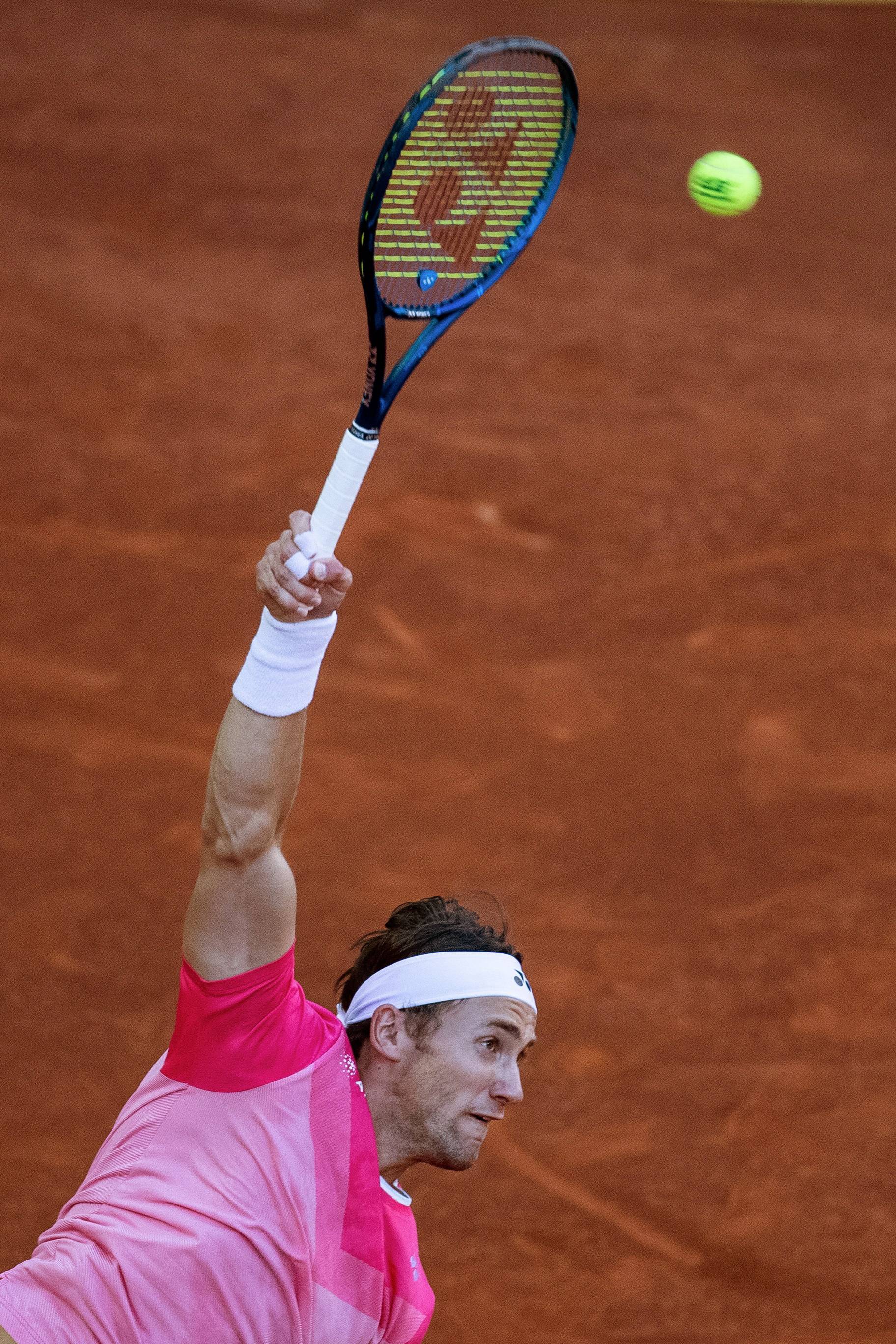 网球马德里公开赛鲁德晋级半决赛