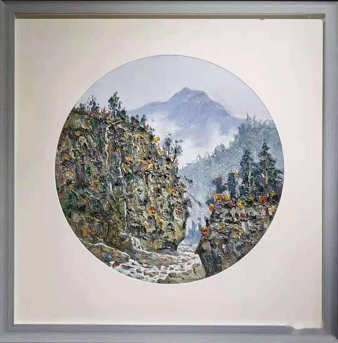 正在展出 | 山川回响——风景油画展任兰新作品欣赏