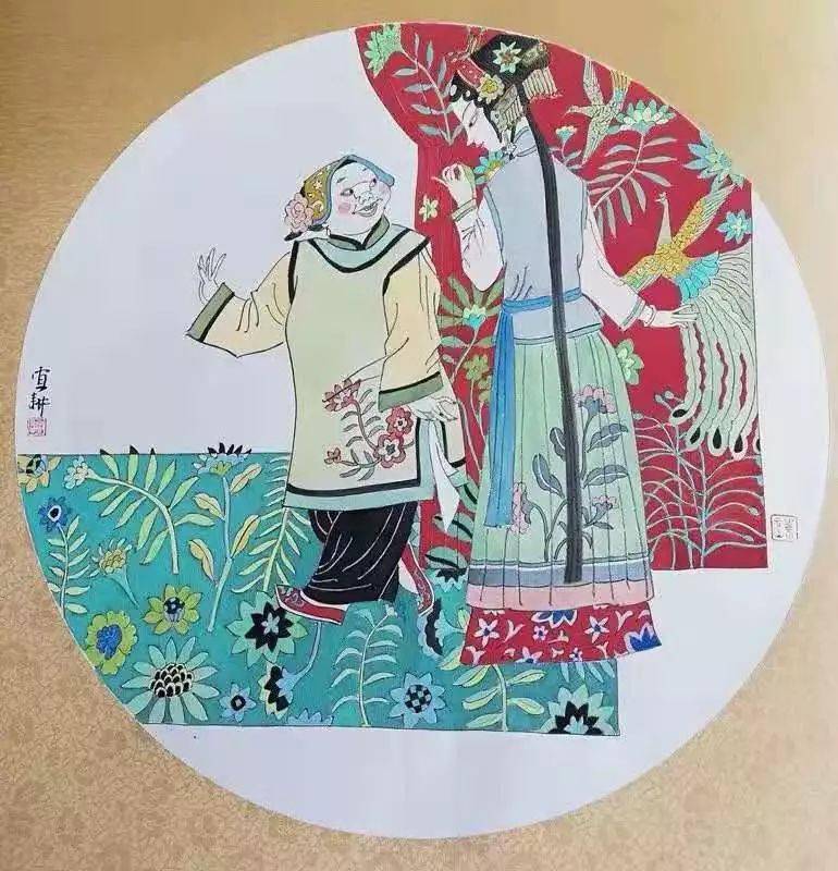 欣赏林宜耕的工笔戏曲人物飘逸之美百看不厌