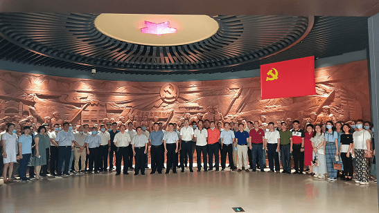 省地质局组织开展重温党史守初心砥砺前行担使命党史学习教育现场教学