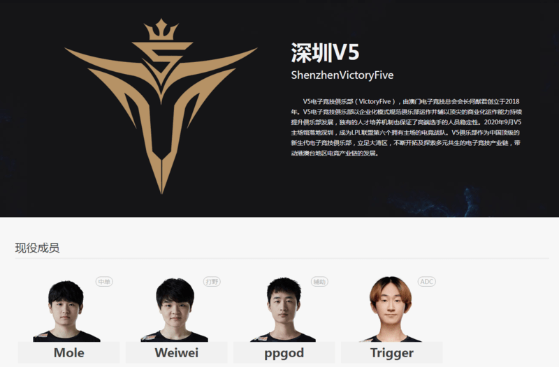 面临大换血?v5官网名单仅剩4人,狼行,y4均不在列_战队