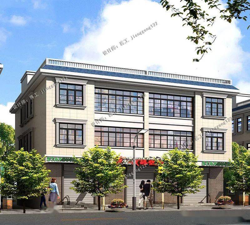 2款带门面的农村别墅套间式设计兄弟合建出租都方便