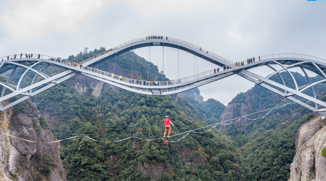 【5月19号】打卡神仙居网红如意桥 卧龙桥,鸿蒙桥,莲花台,灵虚台