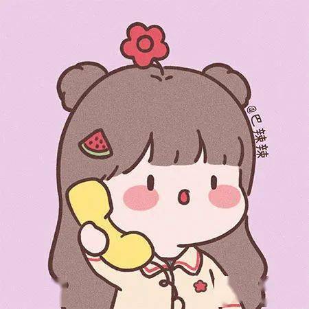 动漫卡通头像 超可爱女生头像,可做团头