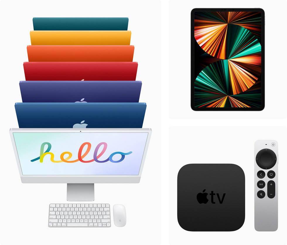 苹果 M1 iPad Pro、M1 iMac 今日开售：支持5G及前置摄像头改进
