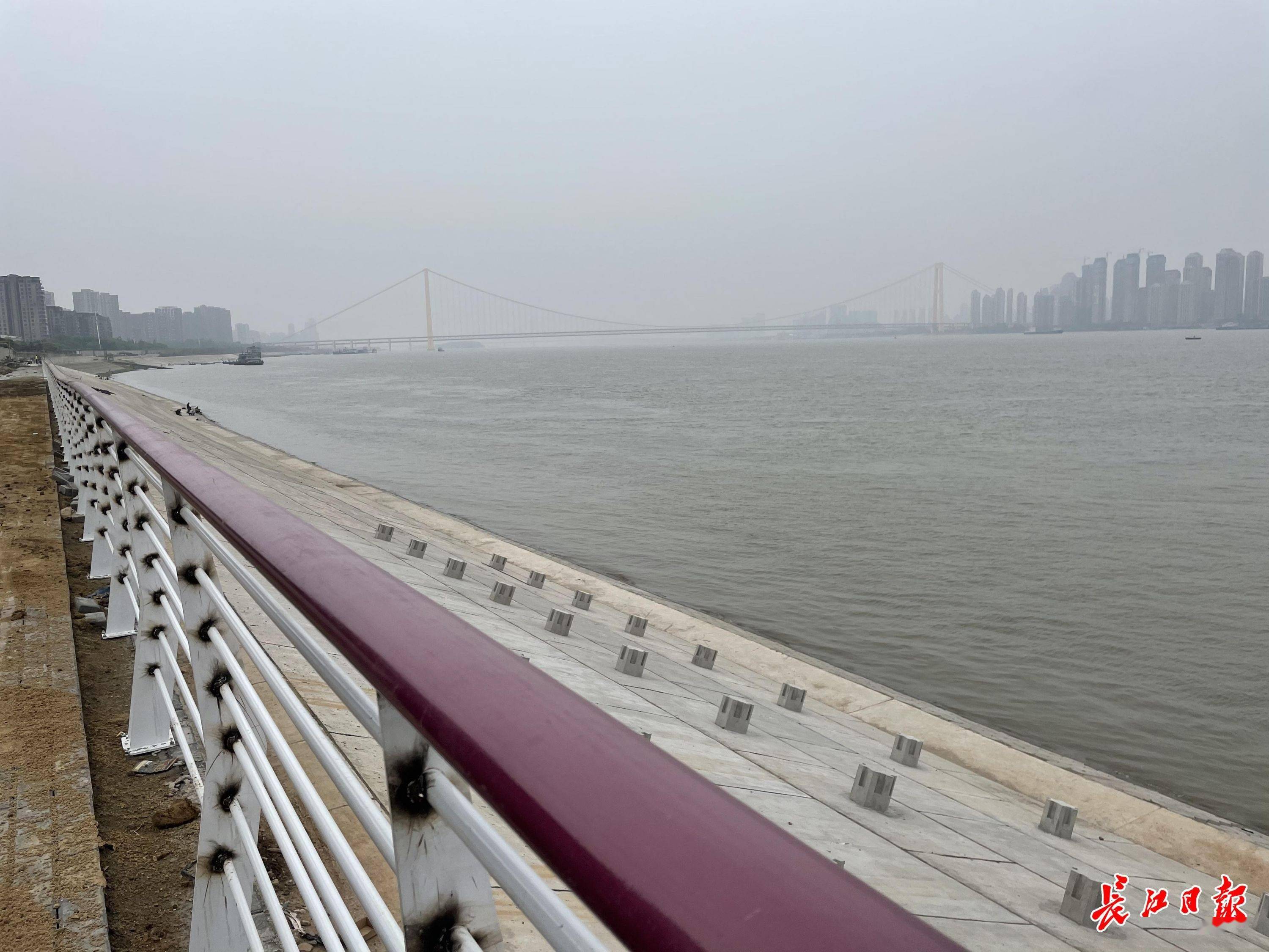 八铺街堤江滩党员带头抓工期共度项目关键期