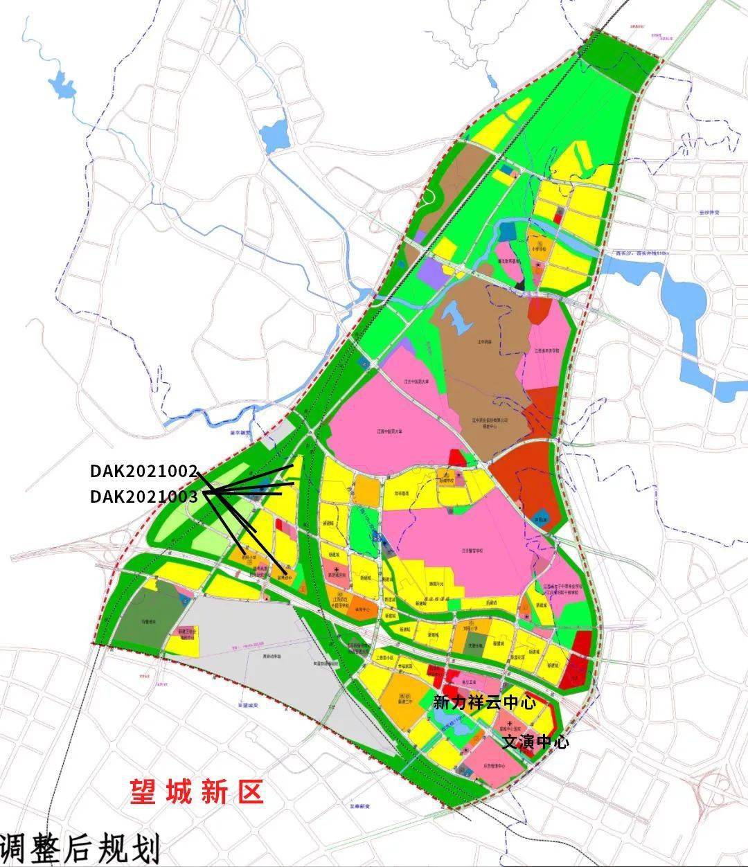 南昌新建区望城规划图图片