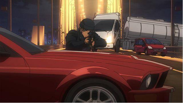 赤井秀一和安室透一样拥有着不一般的身份,在车技方面自然也是达到了