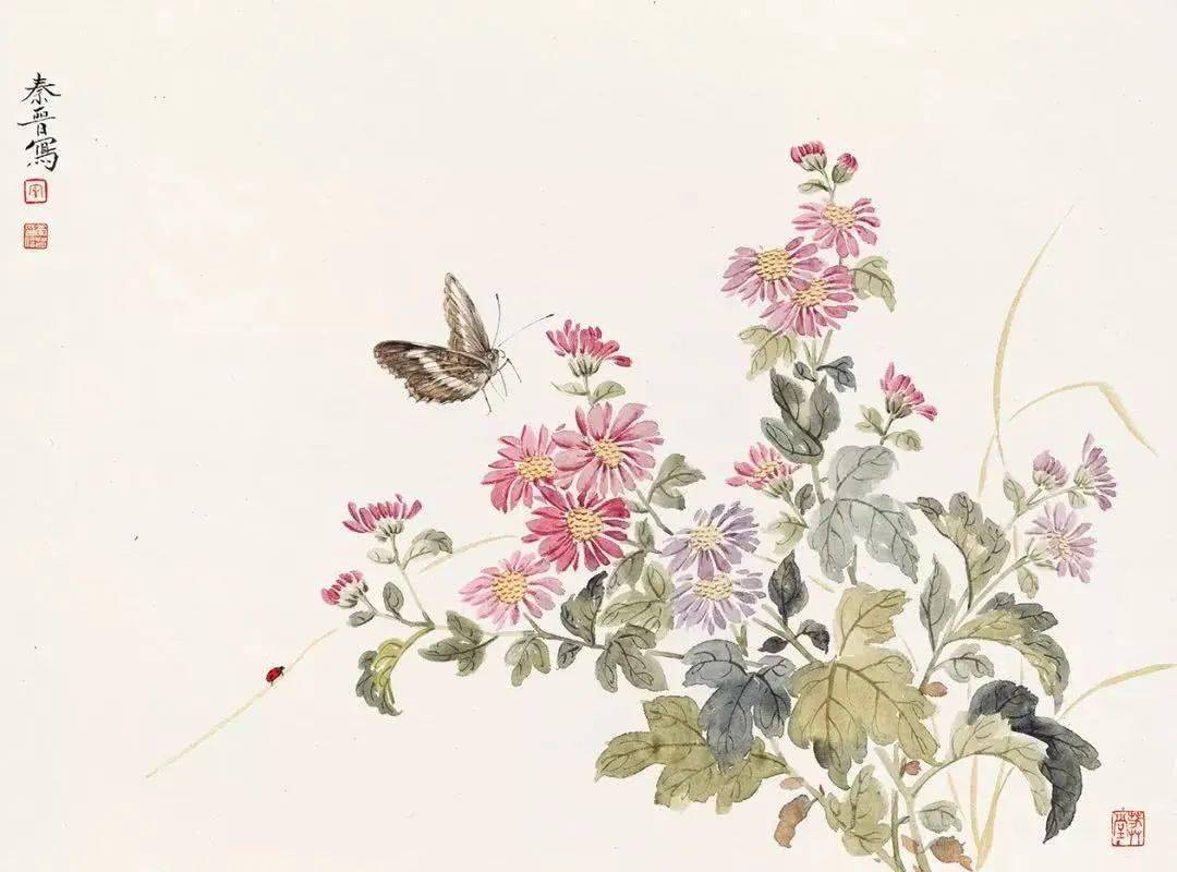 如音乐般舒缓、如梦境般虚幻，新工笔水墨花卉70幅！_搜狐网