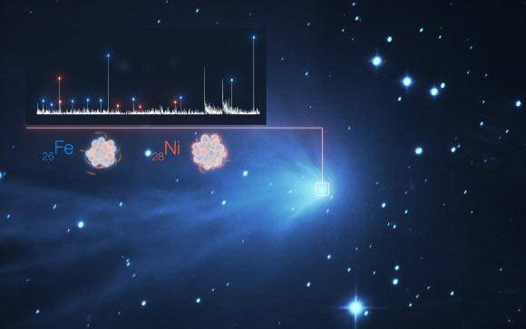 彗星|太意外：寒冷的彗星大气中竟含有气态金属