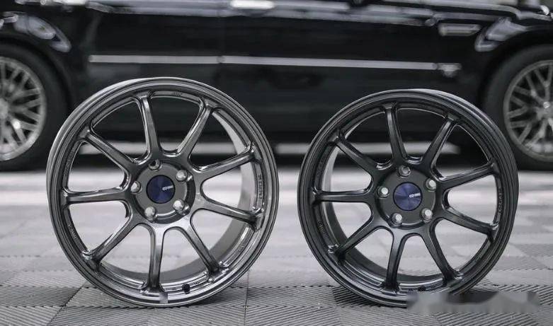 enkei pf09,9幅弯爪枪灰色性能圈,日系德系都百搭 | 酷乐汽车