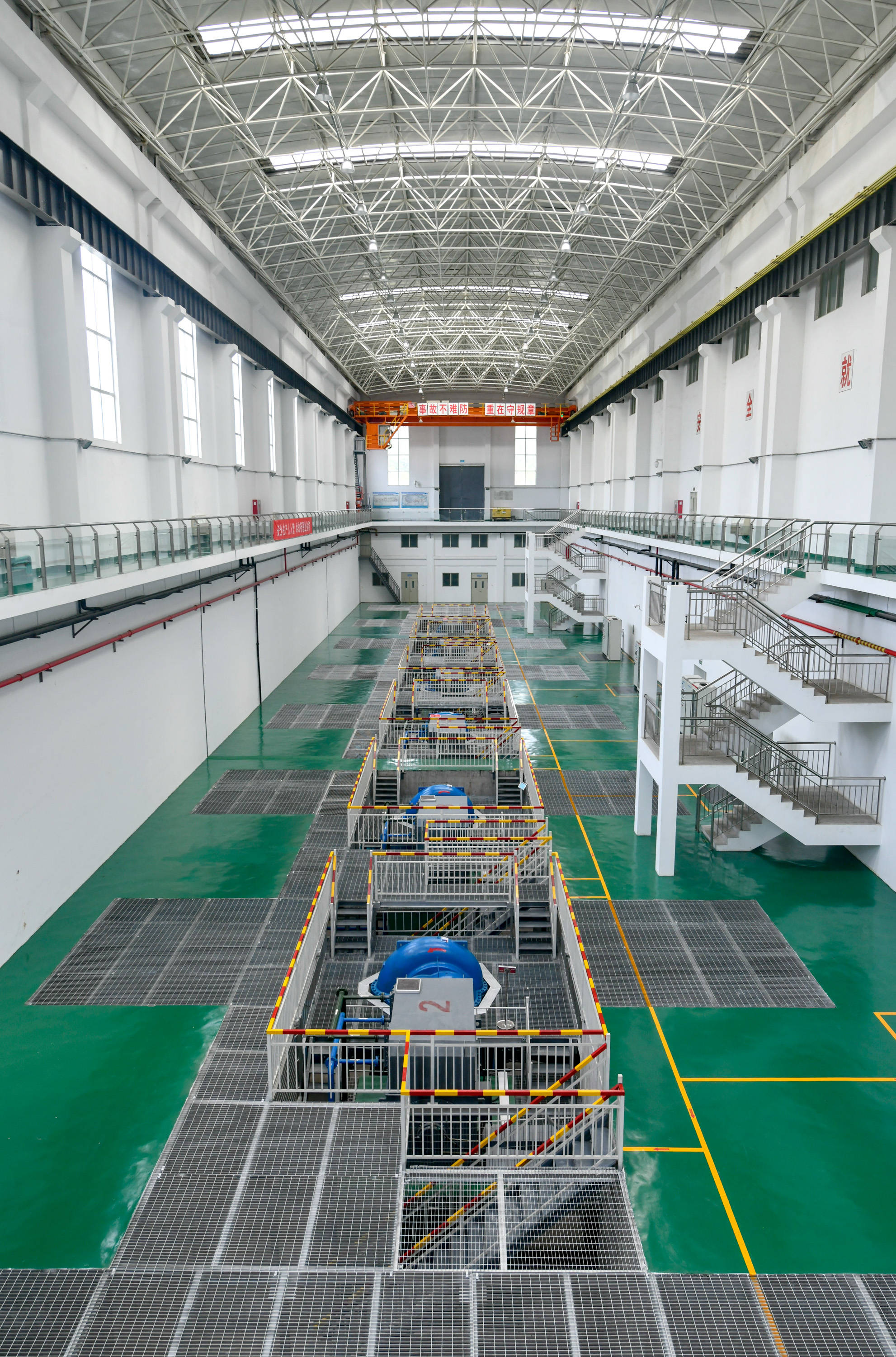 日拍摄的位于南水北调中线天津干线外环河出口闸旁的曹庄供水加压泵站