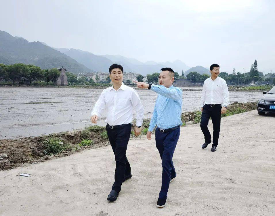 陈先东来我镇调研指导工作