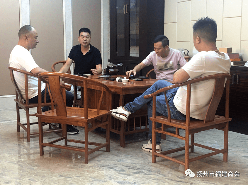 扬州市福建商会会长叶峰春走访会员单位