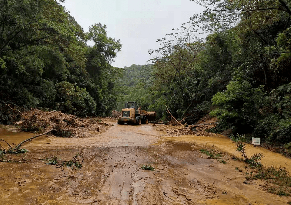 5月31日6时20分,国道g355线k940 400～k940 650龙门县龙华镇山风门凹