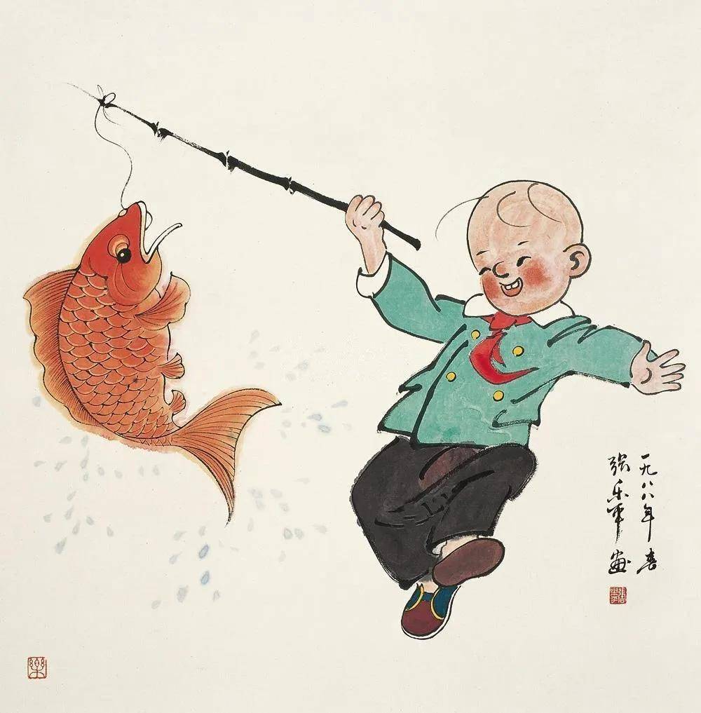 一组儿童画,带你回到纯真年代_乐平